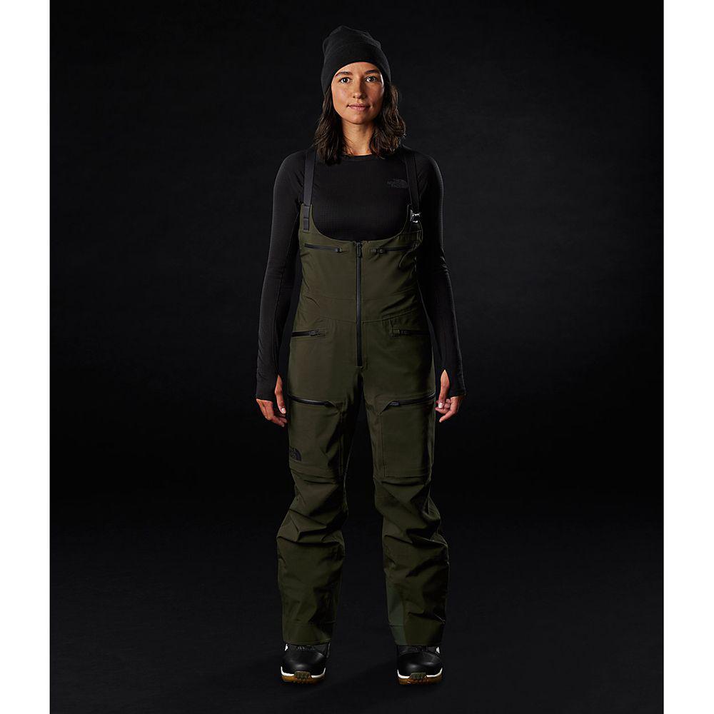 The North Face A-Cad Futurelight™ Bib Γυναικεια Παντελόνι Σκι - Πρασινο (LRFD84217)